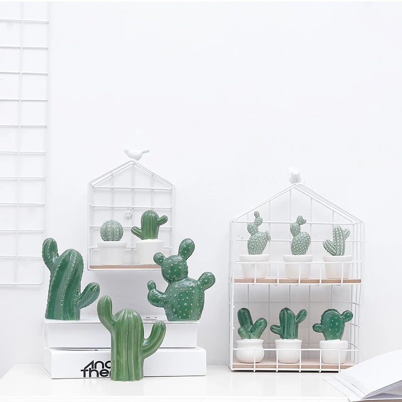 Керамический кактус суккулент миниатюрный миниатюрные кактусы растения