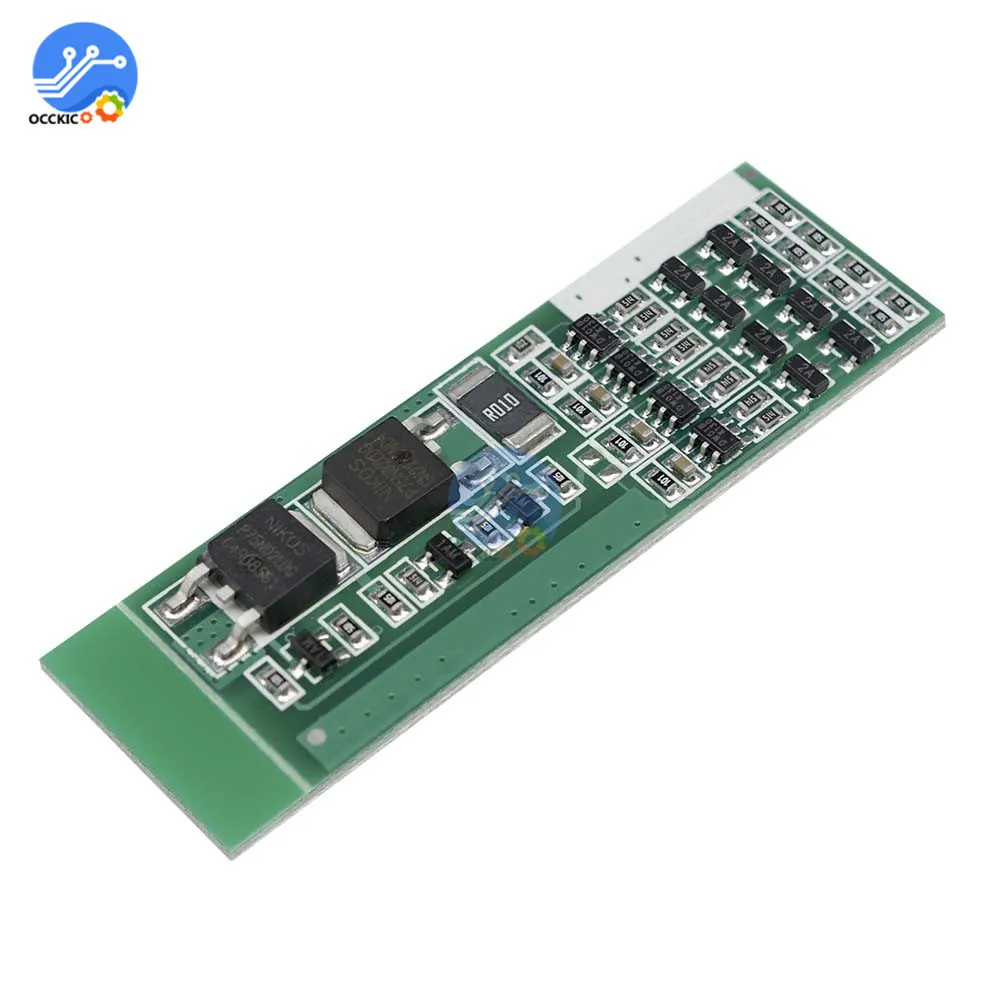 Защитная плата BMS для зарядки литий ионных аккумуляторов защитная 4 шнура