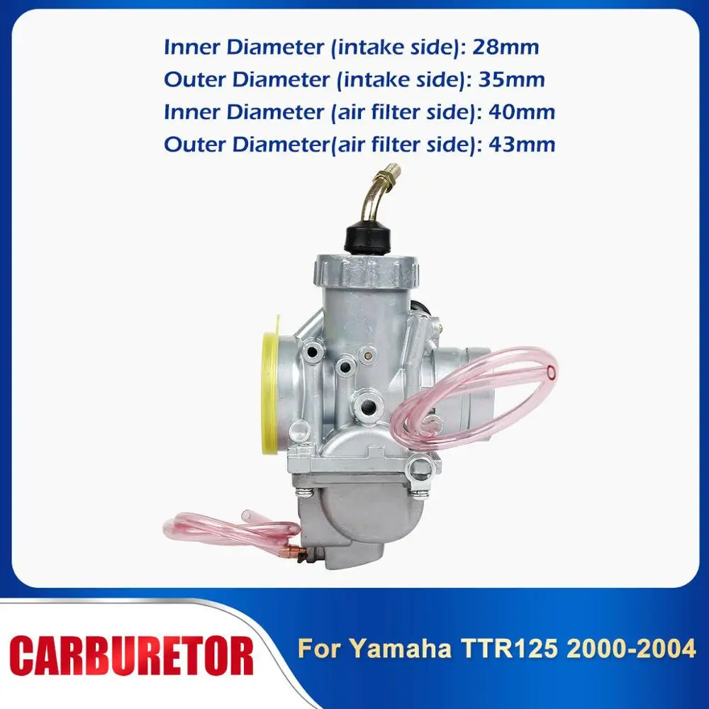 Мотоцикл Карбюратор Carb для YAMAHA TTR125 TTR 125 VM24 2000 2004 2001 2002 03|Карбюратор| |