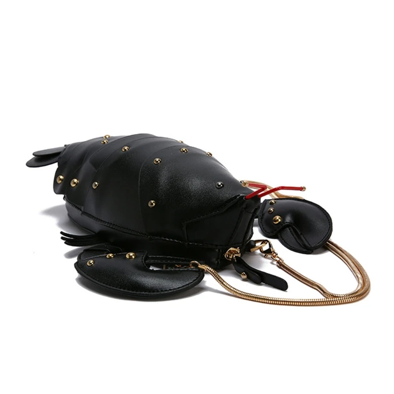 

Creative Simulated Lobster Shape Women Shoulder Bags Large Capacity Money Clutch Handbag Daily Ladies Casual Crossbody