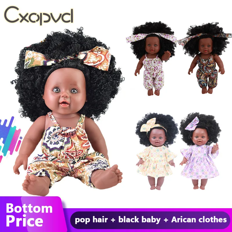 Американская черная кукла реборн ручной работы силиконовая виниловая Мягкая