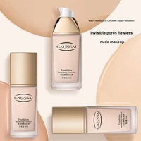 liquid foundation natural moisturizing concealer long lasting waterproof oil control bb cream face makeup cosmetics tslm1