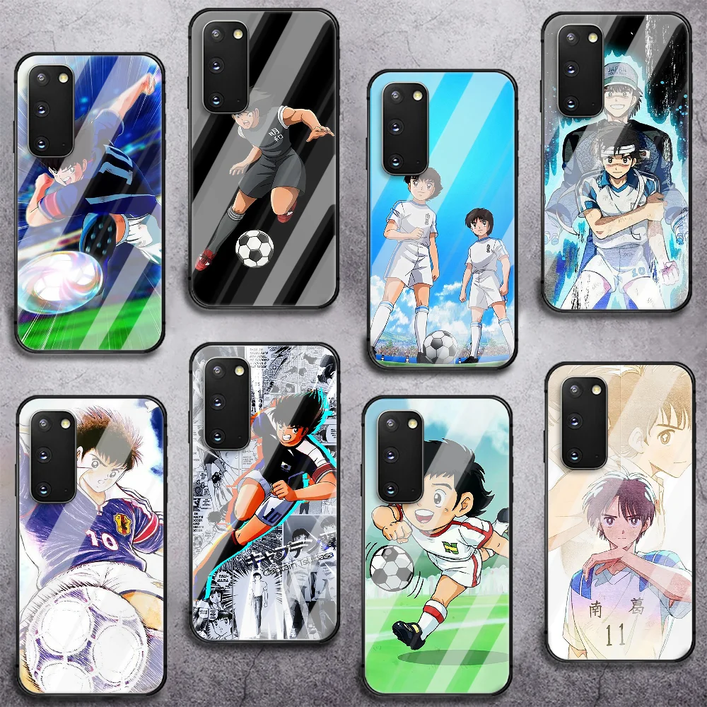 

Captain Tsubasa Football Tempered Glass Phone Case For Samsung Galaxy A 10 20E 21 30 31 50 51 52 70 71 72 S 5G Cover Cell 3D