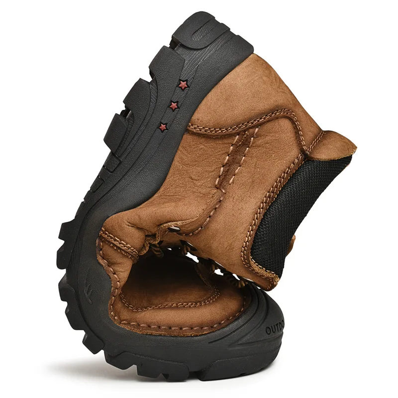 Новинка зимняя профессиональная Уличная обувь Мужская походная из натуральной