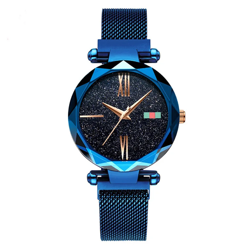 

Women's Dresses Magnet Buckle Gradient Color Waterproof Quartz Wristwatches Fashion Luxury Women Watches Relogio Feminino Gift