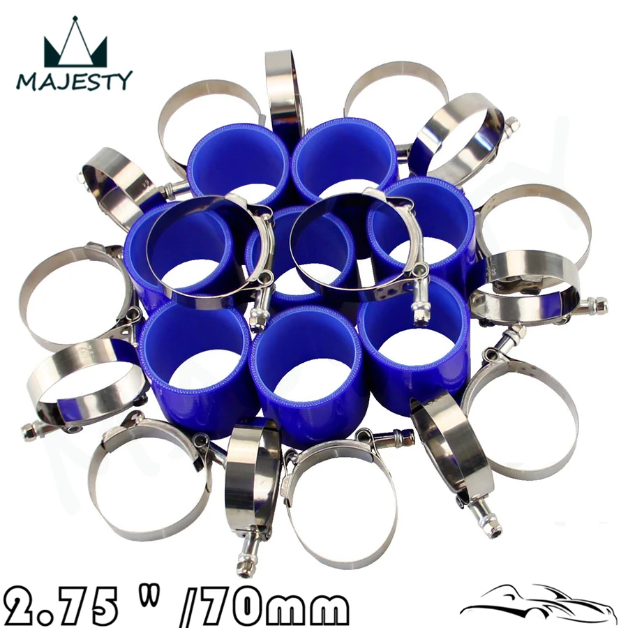 Труба турбо-интеркулера 2 75 дюйма труба из хромированного алюминия + желоба