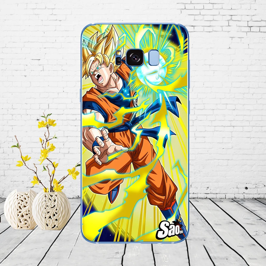 9 Мягкий силиконовый чехол для samsung Galaxy S6 S7 edge S8 S9 S10 plus A70 A50 чехол 79DD Dragon Ball z goku - Цвет: 9