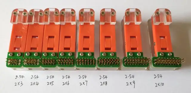 Сжигание зажим для крепления PCB отладки скачать 2 54 мм двухрядный STLINK STM8 AVR 430 |