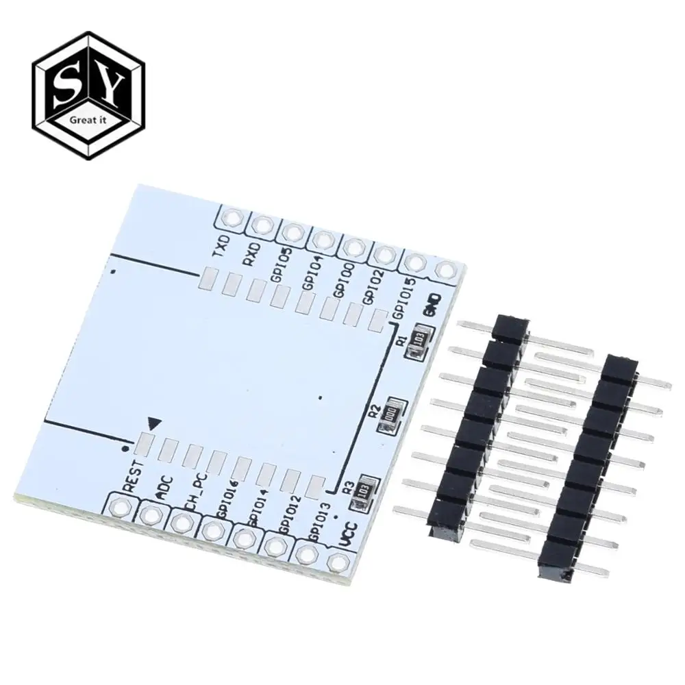 Серийный адаптер модуля Wi Fi Great IT ESP8266 1 шт. пластина подходит для ESP 07 08|wifi module|esp8266