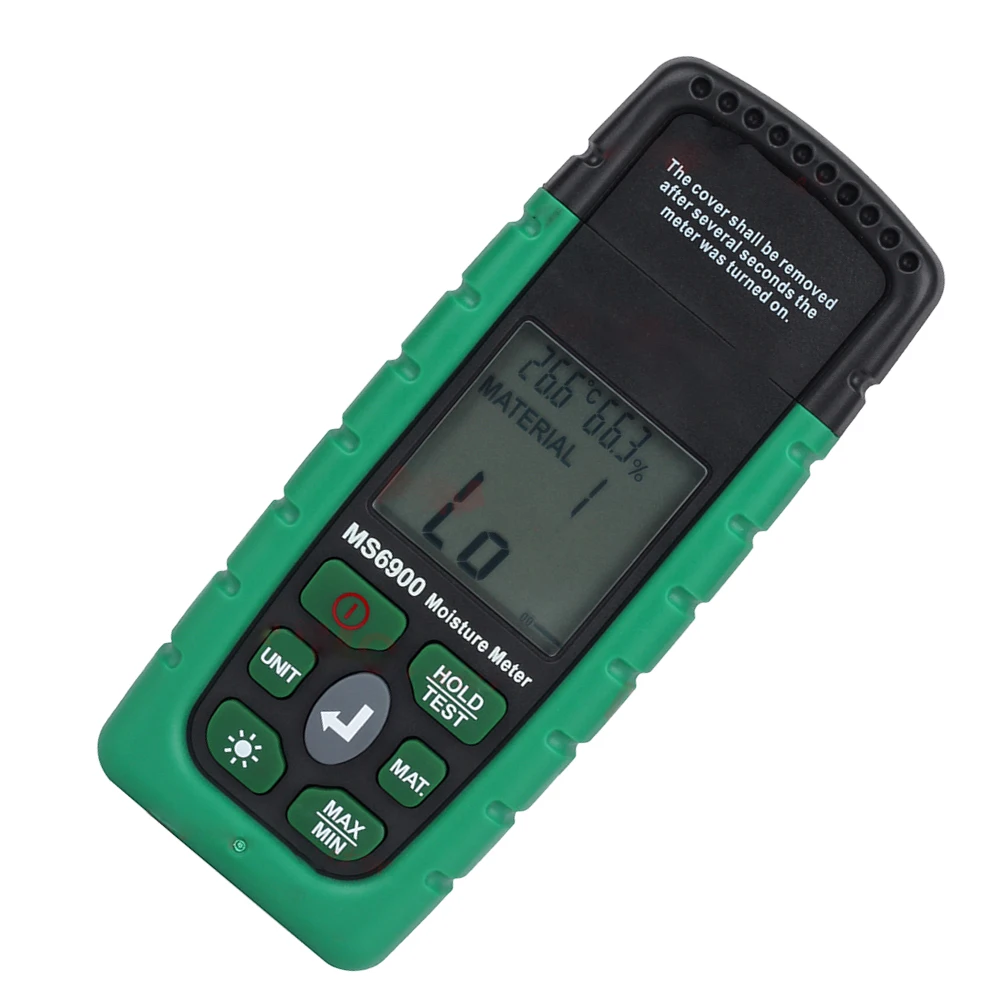 

Moisture Meter Digital Meter Temperature Humidity Tester Portable Digital Lcd MS6900 Tester For Wood Lumber Concrete Buildings