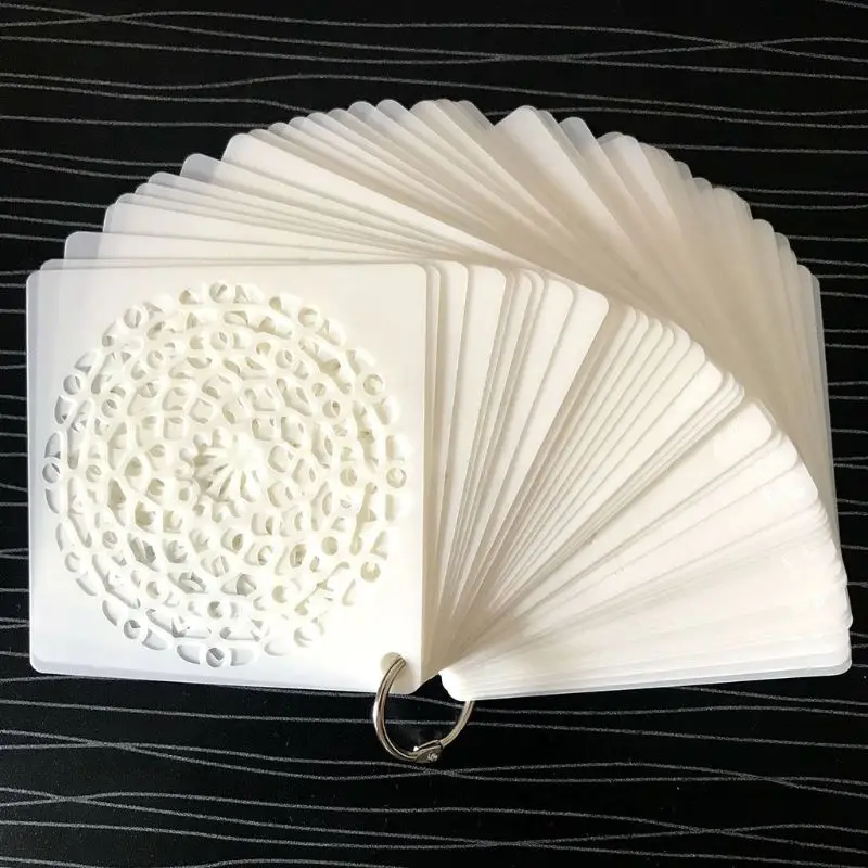 

48pcs/set Mandala Stencils DIY Painting Scrapbook Coloring Embossing Album Decorative Template 10x10cm