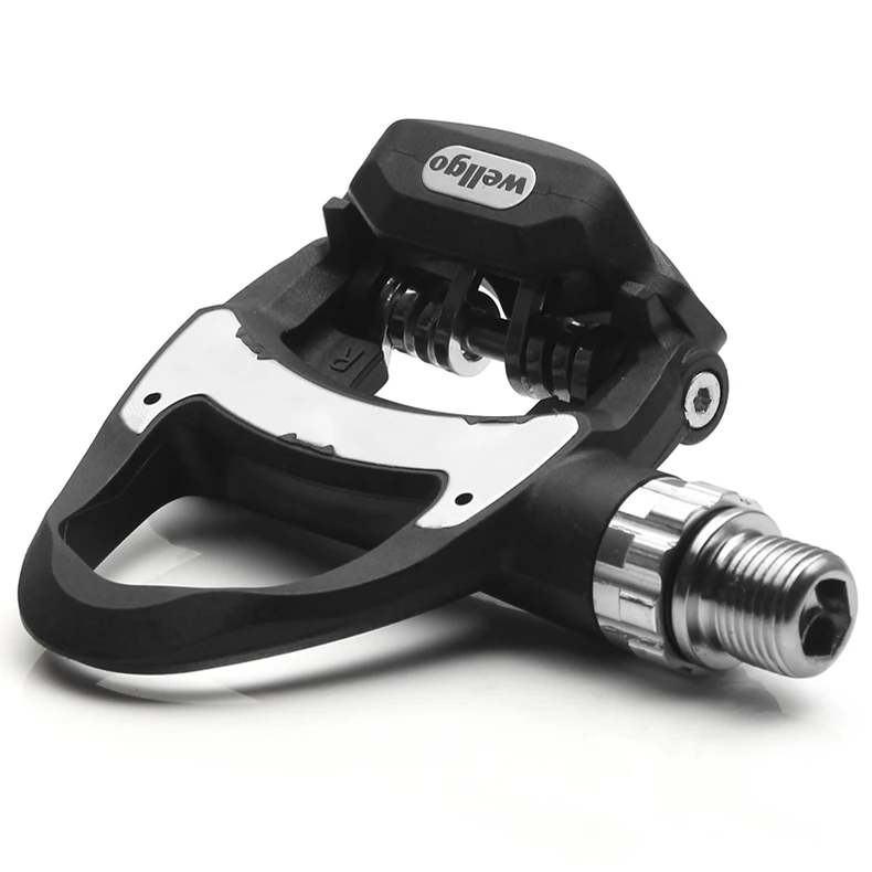 

Wellgo Carbon Road Bicycle Bike Clipless Pedals 3 Bearing For Look Keo Compatible W/2 Pair of Cleats Self-locking Pedals