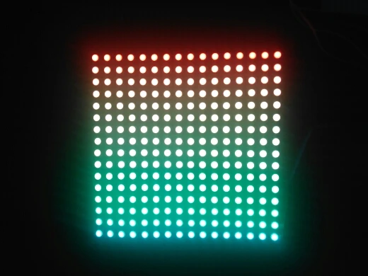 ws2812b 16x16 256LED 8 канальный WS2812 5050 RGB 8 12 16 64 256 бит ws2812b светодиодный свет встроенный полноцветный разработка твердая доска мягкая доска - Цвет: ws2812b 16x16 256LED