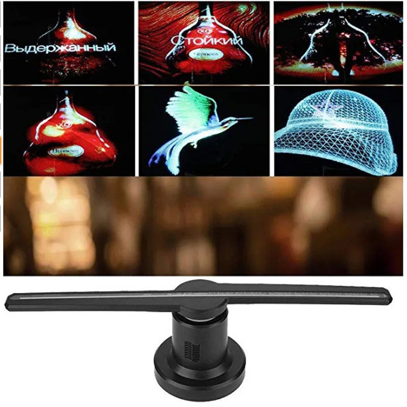 

3D Holographic Projection Advertising Display Shop Decoration T40 Standard Advertising Machine Glasses-free Display Device