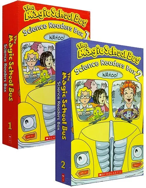 

20 Books/set The Magic School Bus Science Readers Kids Coloring Reading Story Books for Children Book Set Educational Toys