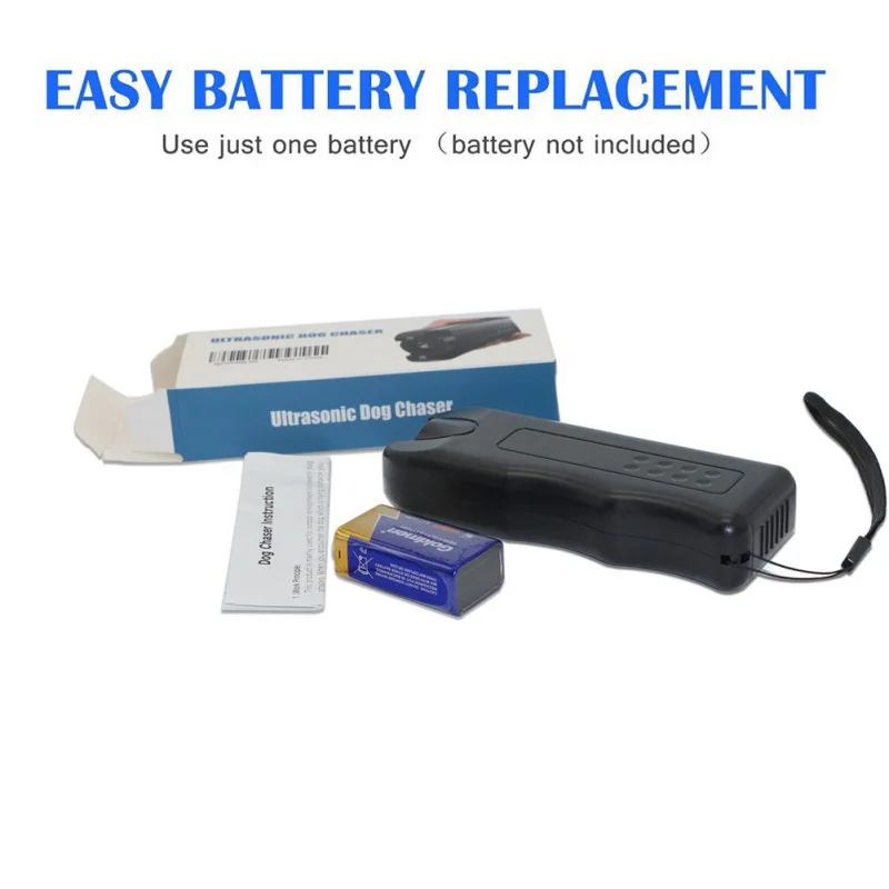 

Dog Driver Ultrasonic Technology Training Dog Tool Handheld Portable Pet Training Supplies with Flashlight