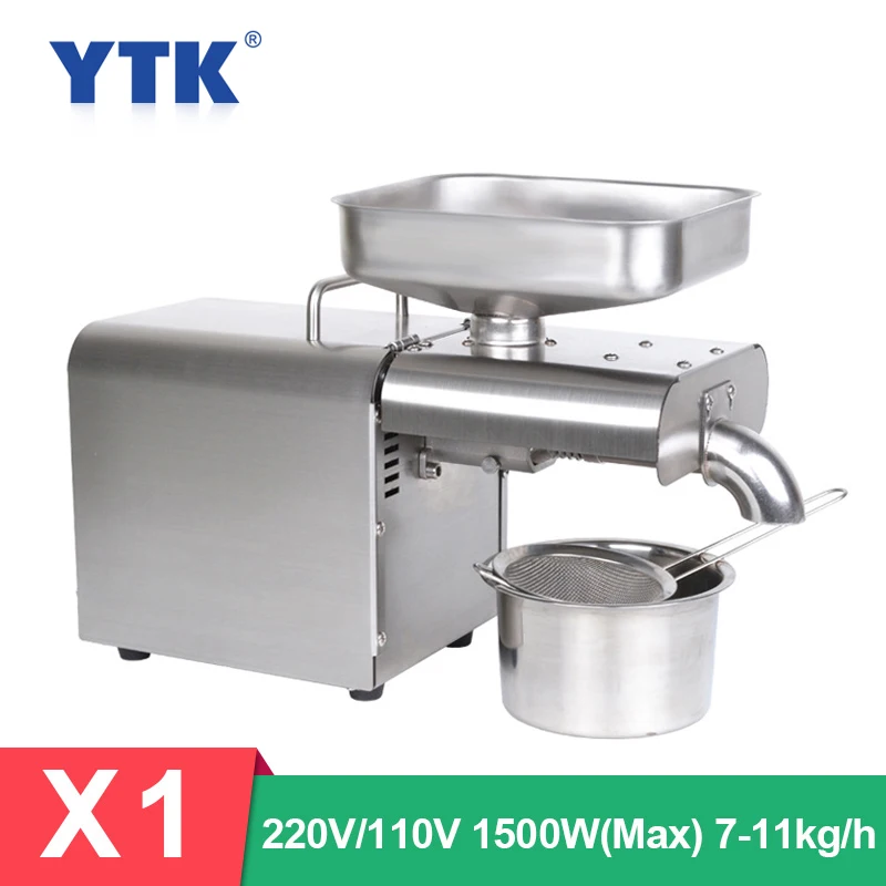 

Масляный Пресс X1, бытовая автоматическая машина для холодного отжима масла из нержавеющей стали, экстрактор льняного, оливкового масла