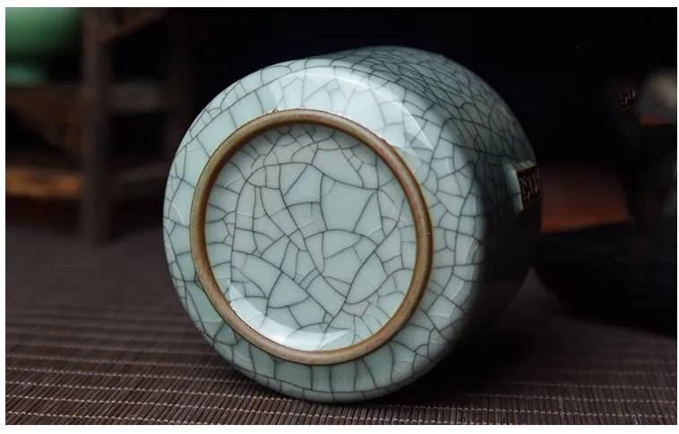 Китайский стиль 340 мл керамическая банка бутылки для хранения мини портативный пуэр чай запечатанные банки хранения танки путешествия чай лист коробка