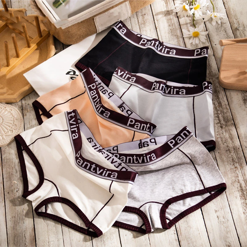 

New Summer Women Safety Pants Cotton Under Skirt Female Seamless Underpants Letter Belt Plus Size Boxer Shorts Cozy Boxer Women