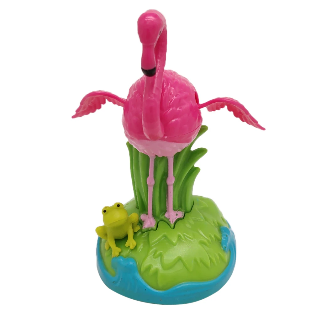 Solar Power Dancing Frog Flamingo Swinging Animal Figure Kid Toy Home Decor | Дом и сад