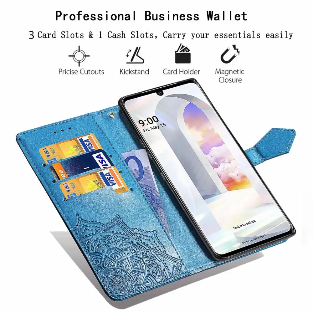 Чехол бумажник из искусственной кожи для Samsung Galaxy A10 A30 A40 A50 J3 J5 2017 A6 A7 A8 A9 J4 J6