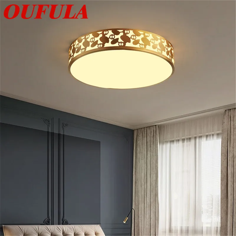 

WPD Copper Ceiling Lights Contemporary Creative Decorative For Home Living Room Dining Room Bedroom