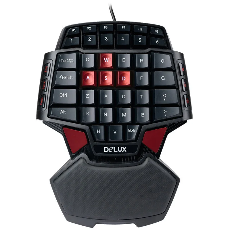 

XNCORN Phone Keyboard Colorful T9 47keys Gaming Keyboard For Dota Cf One-handed For Phone PC Keyboard