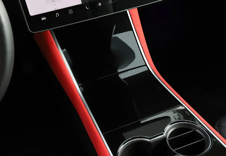 LUCKEASY автомобиль Fip мех центральный контроль боковая защита для Tesla модель 3- защита боковой край пленка протектор наклейки