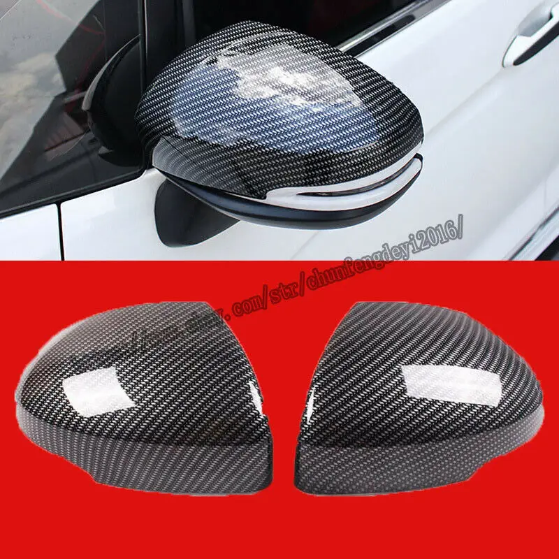 

Чехол для зеркала заднего вида из углеродного волокна для Honda Fit Jazz 2014 2015 2016 2017 2018 2 шт./компл. ABS