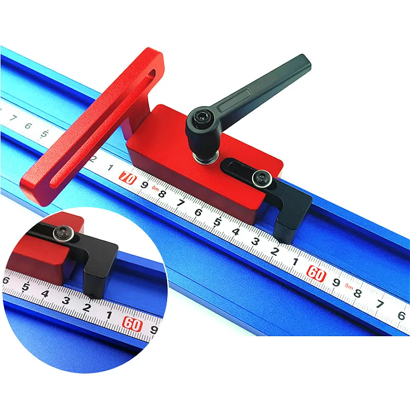 Деревообрабатывающий желоб Т образный трек из алюминиевого сплава 800 мм слот со