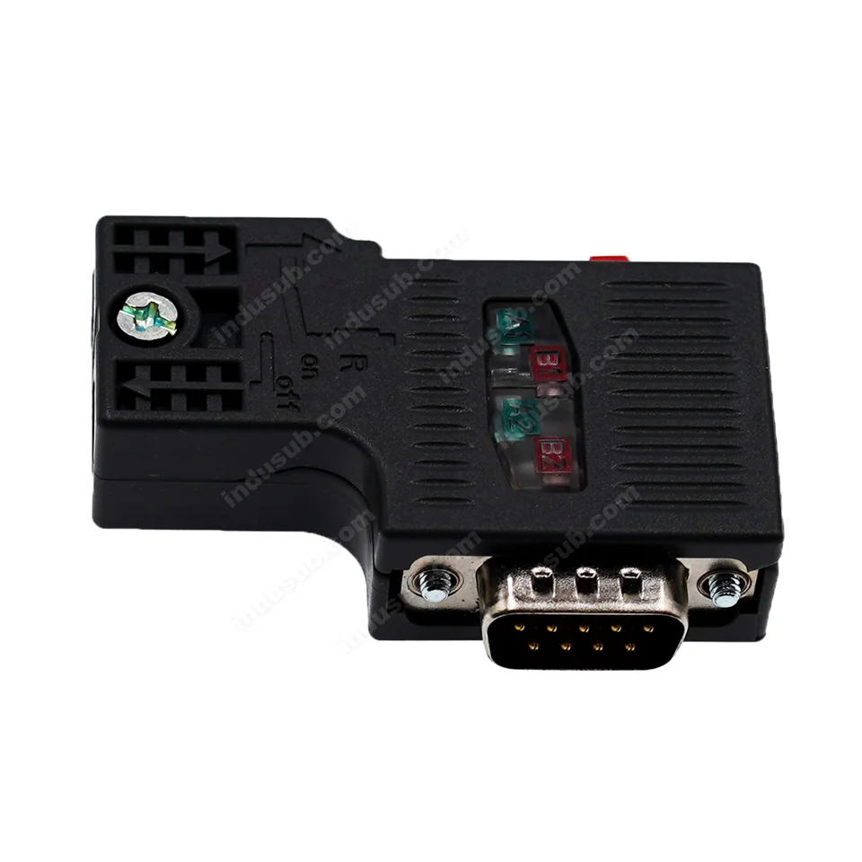 Разъем 6ES7 972-0BA52-0XA0 6ES7972-0BA52-0XA0 для быстрого подключения Profibus на 90 градусов без