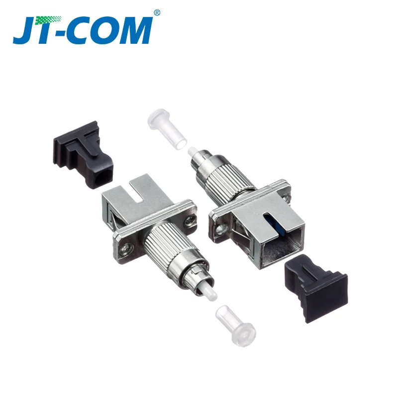2 шт. Гибридный волоконно оптический адаптер для разъема FC male SC