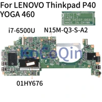 kocoqin laptop motherboard for lenovo thinkpad p40 yoga 460 core sr2ez i7 6500u mainboard 01hy676 14283 3 448 05107 0031