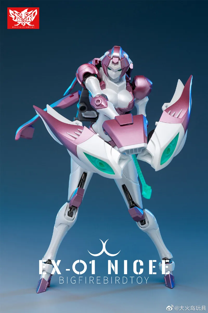 Робот-трансформер Nicee Arcee EX01 EX-01 экшн-фигурки красные огненные птицы Подарочная