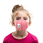Детская многоразовая маска PM 2,5 дышащая маска для рта с клапаном для детей тканевые шапки для рта моющиеся дышащие маски для лица маски