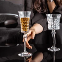 creative crystal wine glasses luxury decoration whiskey glasses cocktail glass champagne glasses copas de vino barware bc50jb