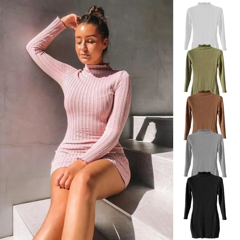 

2020 Woman Sweater Autumn Winter Slim Fashion Newest Long Sleeve Office Lady