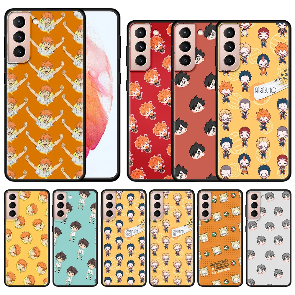 

Чехол для мобильных телефонов Samsung Galaxy S20 S21 FE Ultra S9 S8 S10 Plus Lite S10e S7 Edge, чехол Haikyuu Karasuno