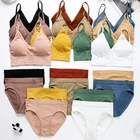 WHPC спортивный женский комплект нижнего белья, Модные Полосатые трусики, бюстгальтеры, костюм, сексуальное нижнее белье, удобный дышащий Топ, бюстгальтер, Женский комплект с бюстгальтером без косточек