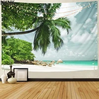 nknk brand natural tapestry scenery tapestries beach wall tapestry coconut tree home tapestrys decor boho decor witchcraft