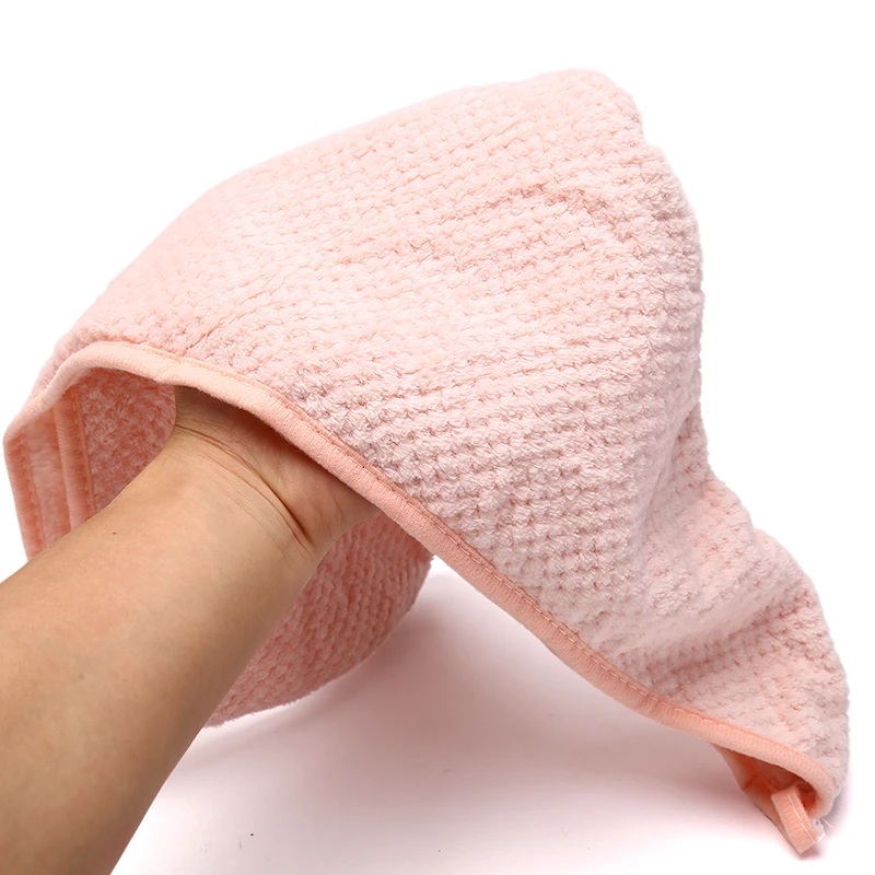 

Magic Hair Drying Towel Hat Cap Microfibre Quick Dry For Lady Adults Bath Shower Cap Turban Head Wrap Bathing Tools Cap Hat