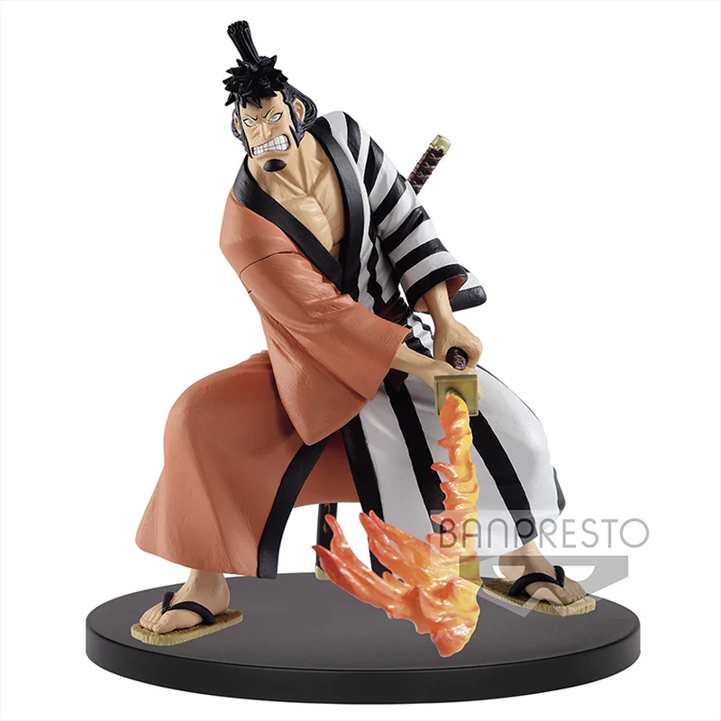 

16CM Original Bandai Scenery Battle Moment Record One Piece Wano Country Kin'emon Boxed Model Toy Birthday Gift