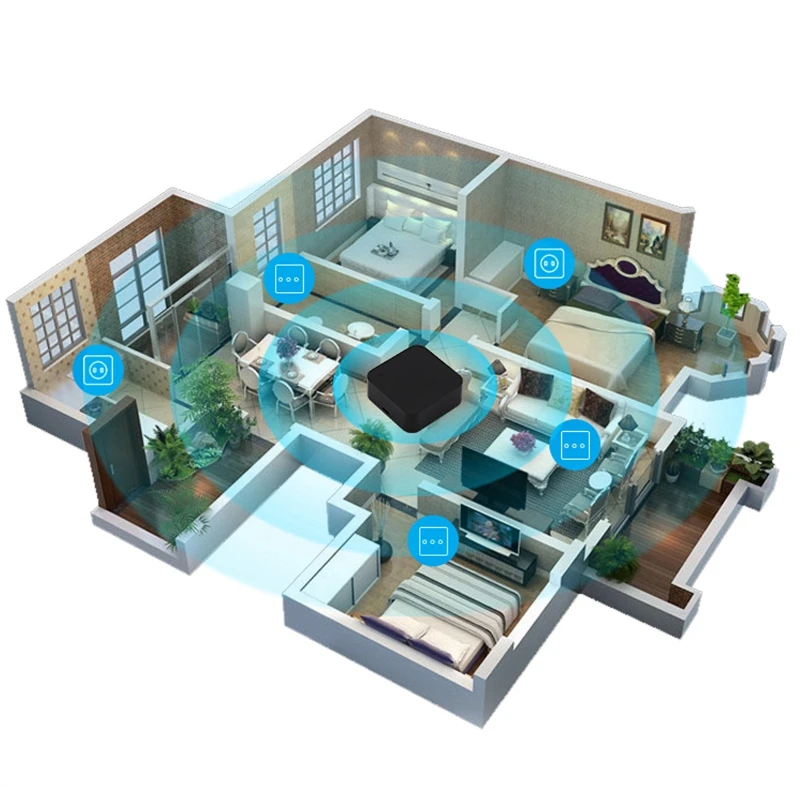 AMS-Tuya 2 4 Ghz умный Rf Wifi модуль кондиционер ТВ пульт дистанционного управления