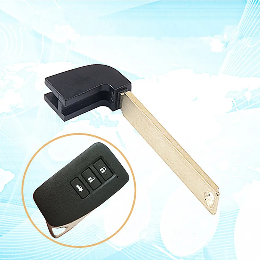 Бесключевой вход необработанное лезвие запасной смарт ключ для Toyota Corolla Camry Prius