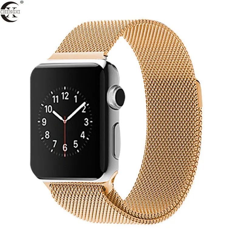 Apple Watch ремешок для часов Миланская петля Нержавеющая сталь band 1/2/3/4/5 серии 42 мм 38 40