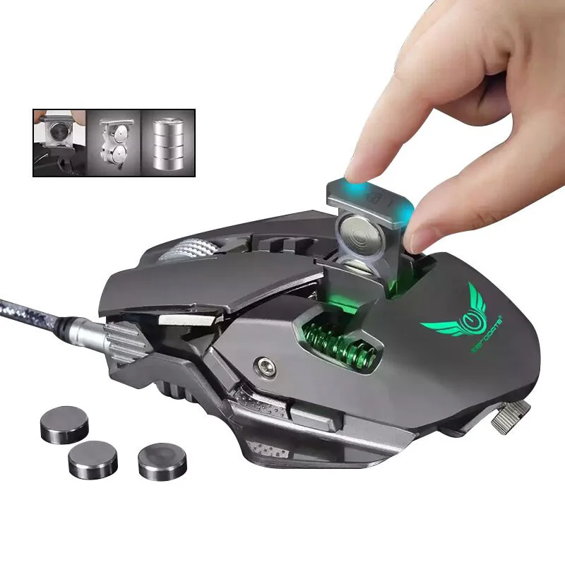 G9 игровая мышь проводная USB DPI Регулируемая макро программируемая геймерская
