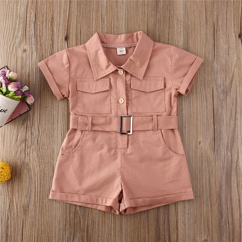 Летние детские комбинезоны для детей ясельного возраста одежда маленьких