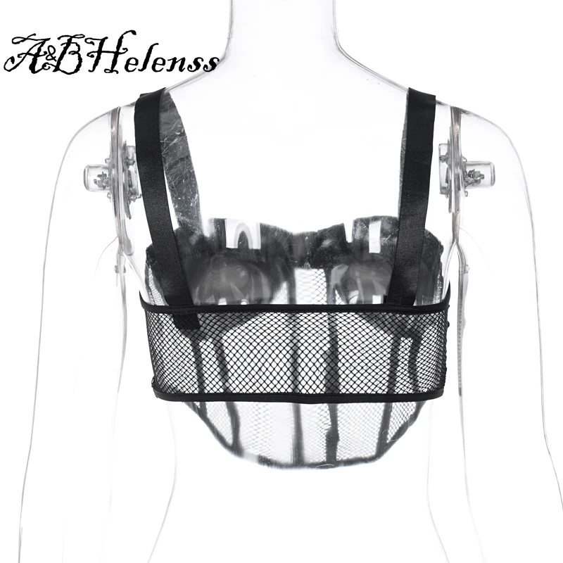 

A&BHelenss 2021 Summer Women Fashion Streetwear Camis Tees Sleeveless Sexy Patchwork Crop Top
