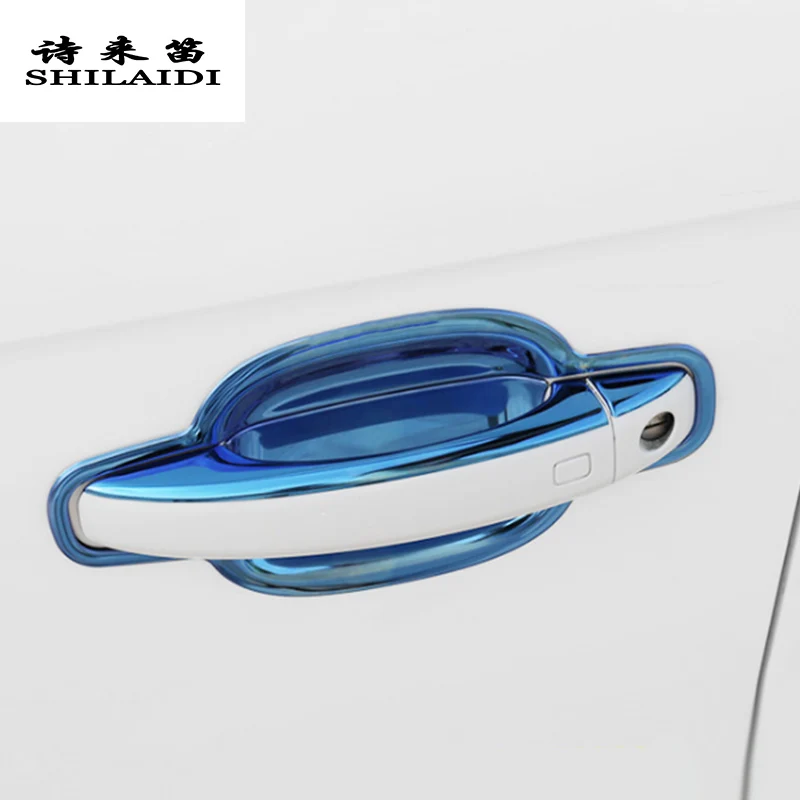 

Car Styling For Audi A4 B8 Q3 Q5 Accessories Door Handle Strips Decoration Outer Door Bowl Stainless Steel Auto Covers Stickers