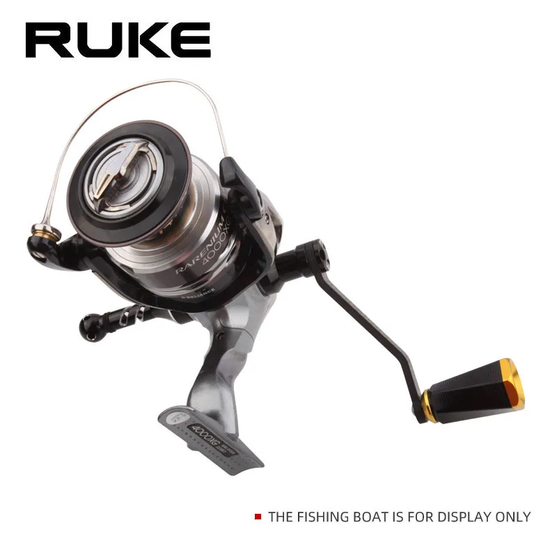 

RUKE Fishing Reel Single Rocker Streamlined Thin Carbon Handle Milling Knob Suitable For Shimano Reel No Adjustment Required